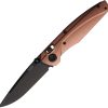 Acta Non Verba A100 Rose Gold Folding Knife Elmax Steel