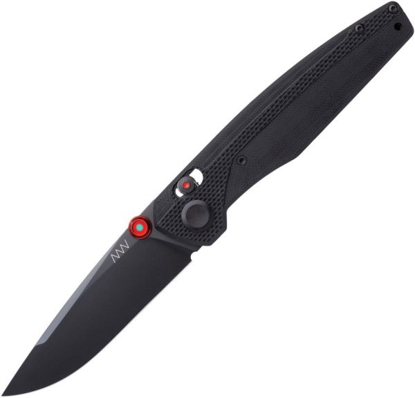 Acta Non Verba A200 A-Lock Folding Knife - Black G10