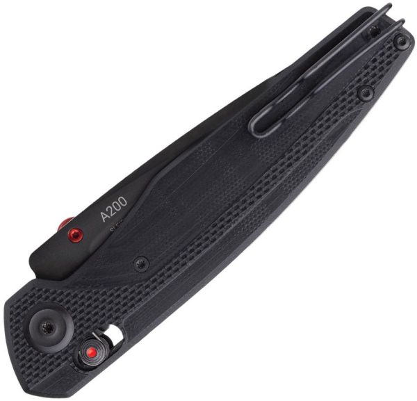 Acta Non Verba A200 A-Lock Folding Knife - Black G10