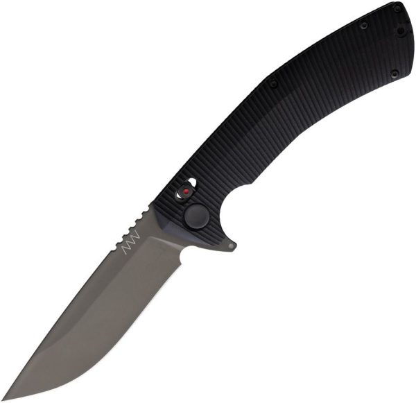 Acta Non Verba A400 ANV A Lock Folding Knife Sleipner Steel Black