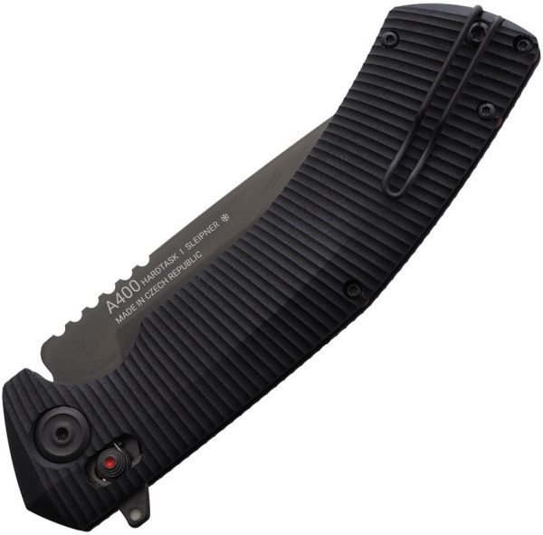 Acta Non Verba A400 ANV A Lock Folding Knife Sleipner Steel Black