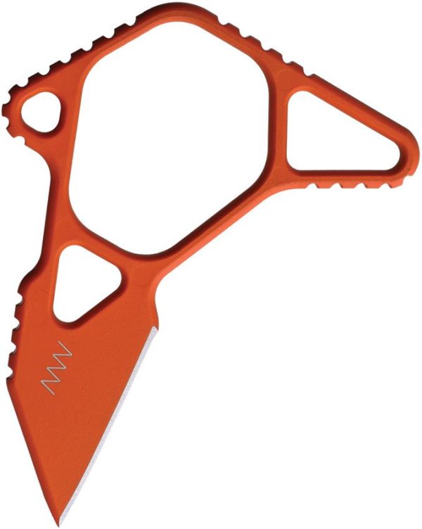 ANVM06005.jpg Acta Non Verba M06 MIM Emergency Fixed Blade Knife Orange Cerakote