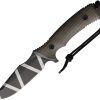 ANVM311026.jpg Acta Non Verba M311 Spelter Fixed Blade Knife N690 Camo Olive