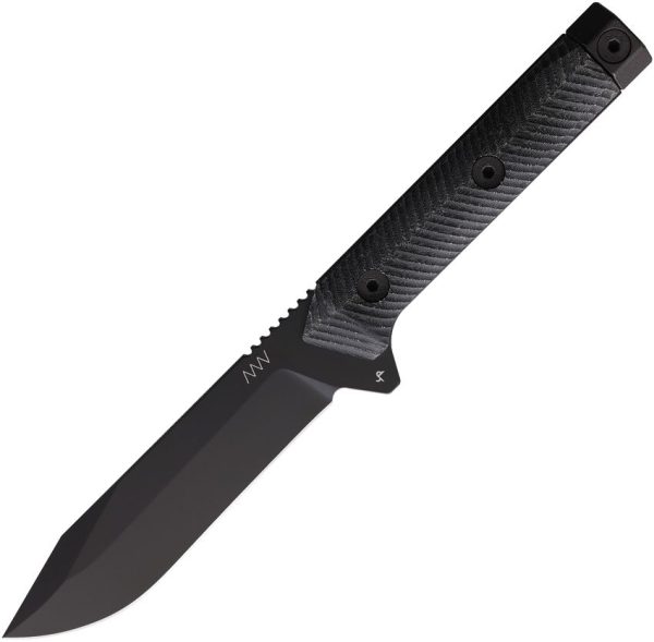 Acta Non Verba M73 Kontos Fixed Blade Sleipner Steel Black