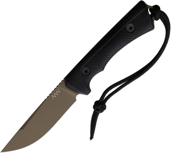 ANVP200052.jpg Acta Non Verba P200 Fixed Blade - Coyote Blade/Black Handle