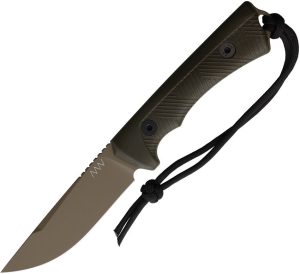 ANVP200053.jpg Acta Non Verba P200 Fixed Blade - Coyote Blade/OD Green Handle