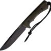 Acta Non Verba P300 Black/OD Green Fixed Blade - Sleipner