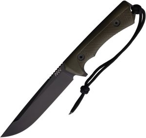 ANVP300055.jpg Acta Non Verba P300 Black/OD Green Fixed Blade - Sleipner