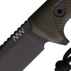 Acta Non Verba P300 Black/OD Green Fixed Blade - Sleipner