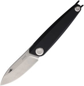 ANVZ050001.jpg Acta Non Verba Z050 Slip Joint Folding Knife - Black Aluminum