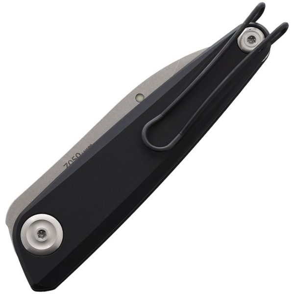 Acta Non Verba Z050 Slip Joint Folding Knife - Black Aluminum
