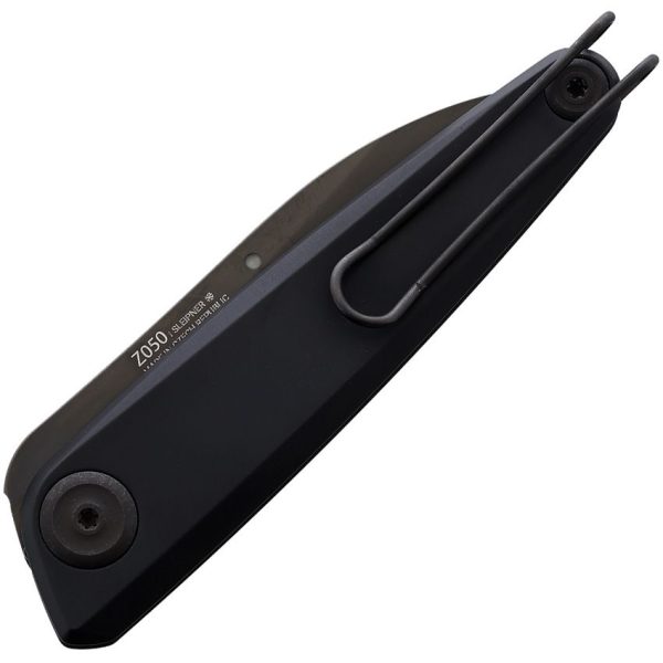 Acta Non Verba Z050 Black DLC Folder - Titanium Handle