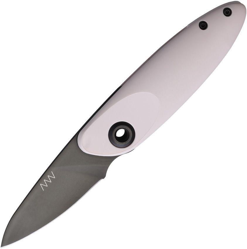 Acta Non Verba Z070 Slip Joint Folding Knife Rose White 2.13" Blade