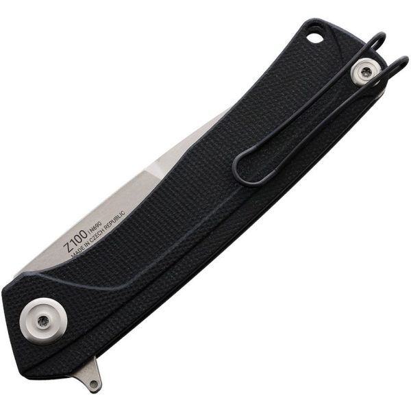 Acta Non Verba Z100 Linerlock - Black G10 Handle