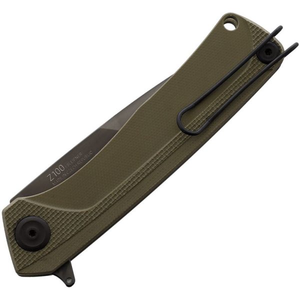 Acta Non Verba Z100 Linerlock Olive DLC