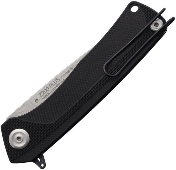 Acta Non Verba Z200 Plus Stonewash Black G10 3-Flipper