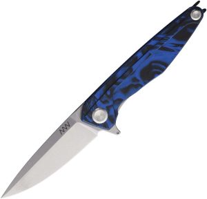 Acta Non Verba Z300 Linerlock - Blue Velvet G10
