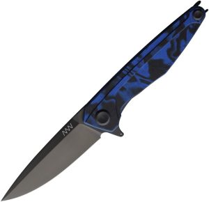 Acta Non Verba Z300 Sleipner DLC Folding Knife Blue G10