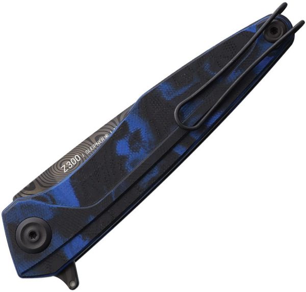 Acta Non Verba Z300 Sleipner Steel Folding Knife Blue G10
