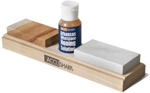 AS023C.jpg AccuSharp Arkansas Whetstone Combo Kit with Oil
