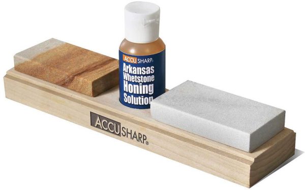 AccuSharp Arkansas Whetstone Combo Kit with Oil