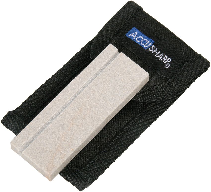 AccuSharp Natural Arkansas Pocket Stone 3" w/ Pouch