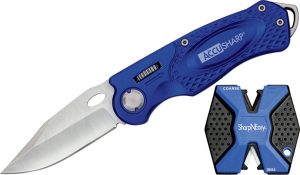 AccuSharp SharpNEasy Combo - Blue Aluminum Handle
