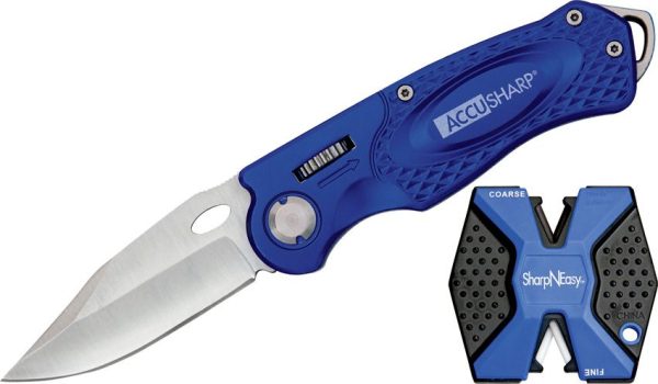 AccuSharp SharpNEasy Combo - Blue Aluminum Handle