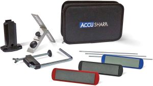 AS060C.jpg AccuSharp Three Stone Precision Kit - 6 Angle Guides