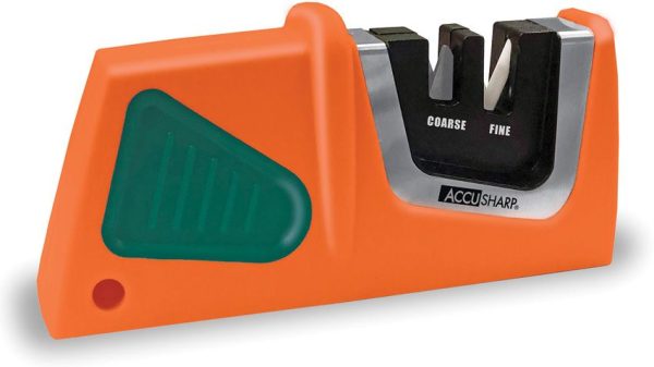 AS081C.jpg AccuSharp Compact Pull-Through Sharpener - Orange