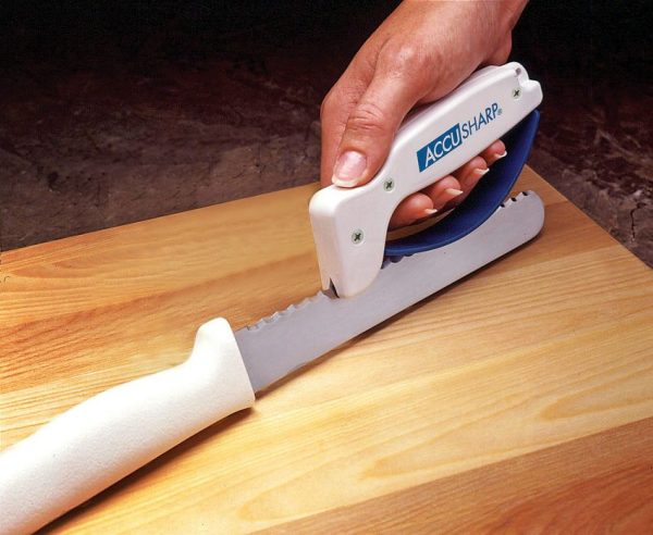AccuSharp Knife and Tool Sharpener - White