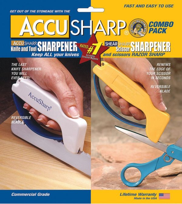 AccuSharp Sharpener Combo Pack - Knife & Shear Sharpeners