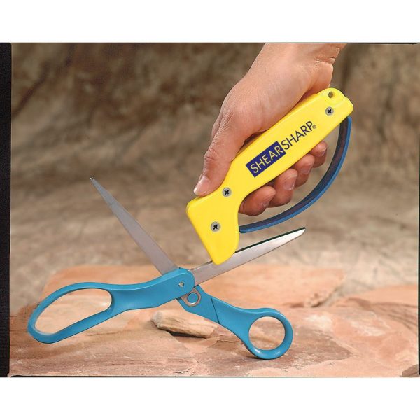 AccuSharp ShearSharp Scissor Sharpener - Yellow Handle