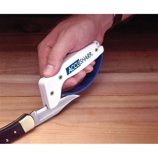AccuSharp Knife and Tool Sharpener - White