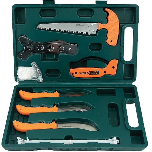 AS728C.jpg AccuSharp 728C Game Processing Kit Fixed Blade Knife Set
