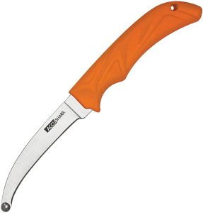 AS734C.jpg AccuSharp AccuZip Skinning Knife - Orange Handle with Sheath