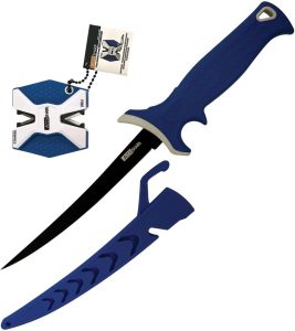 AS736C.jpg AccuSharp Fillet Knife - Black Titanium Blade with Two-Step Sharpener