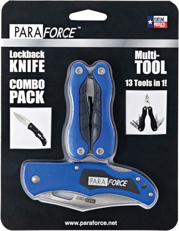 AccuSharp ParaForce Lockback & Multi-Tool Combo - 420 Stainless