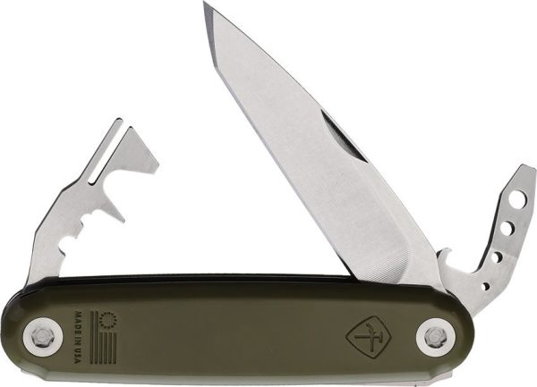 ASK002OD.jpg American Service Knife Washington OD Green Multi-Tool Folder