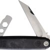 ASK004CF.jpg American Service Knife ASK-004 CF Iron Sides Folder Seax Folding Knife