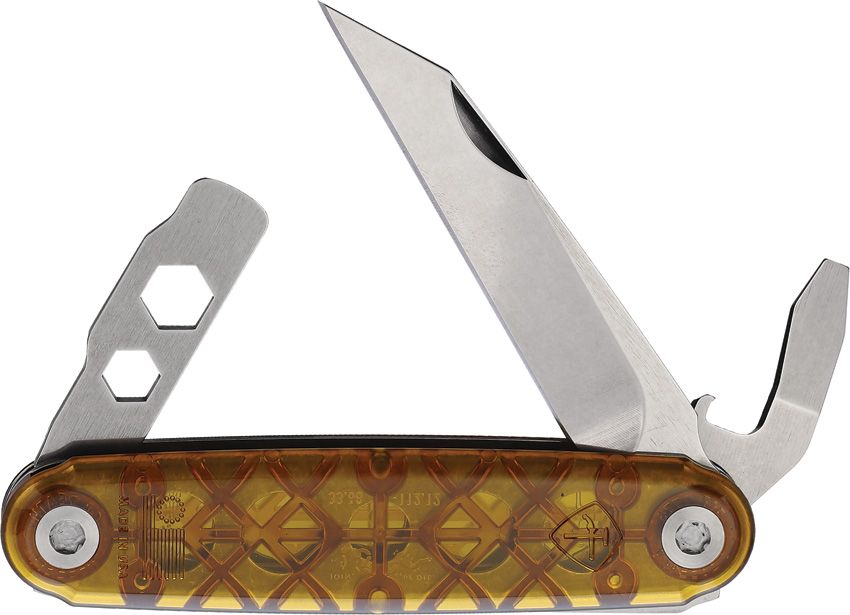 American Service Knife Iron Sides Folder Seax Ult 3.63" Ultem