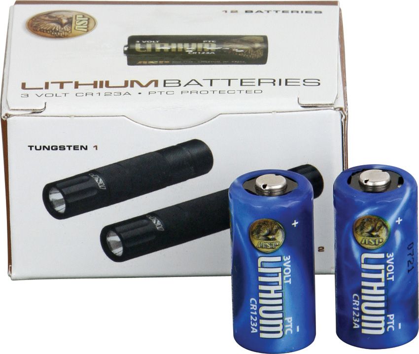 ASP03028.jpg ASP CR123A 3 Volt Lithium Battery 12 Pack