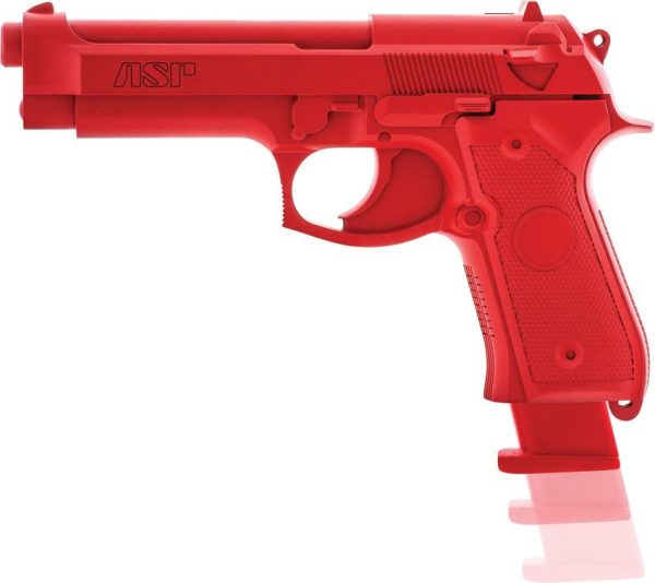 ASP Beretta 92 Training Gun Red Polymer Replica 9"