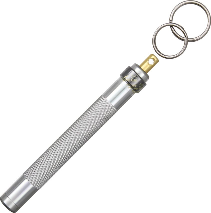 ASP Key Defender Pepper Spray 5.75" Pewter with Keyring