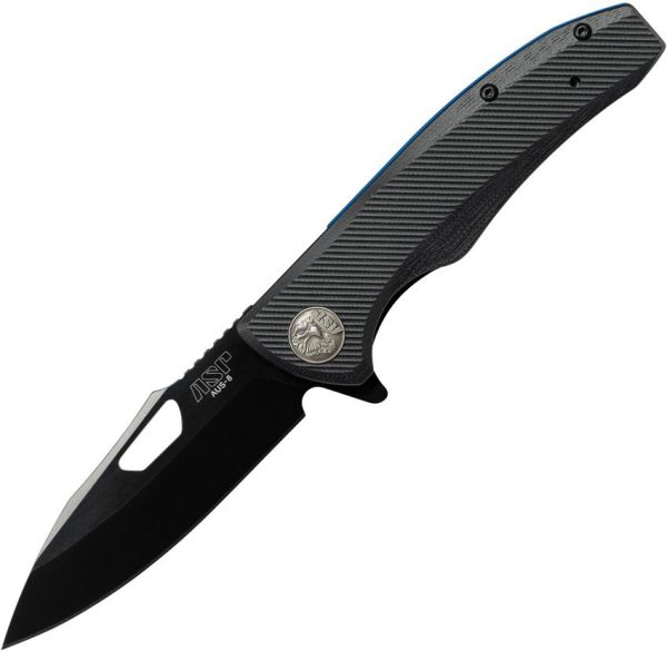 ASP Police Duty Linerlock Assisted Opening Folding Knife AUS-8