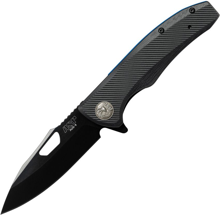 ASP55721.jpg ASP Police Duty Linerlock Folding Knife 3.5" AUS-8 Black