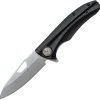 ASP55722.jpg ASP Police Duty Linerlock Folding Knife 3.5" AUS-8 Black G10