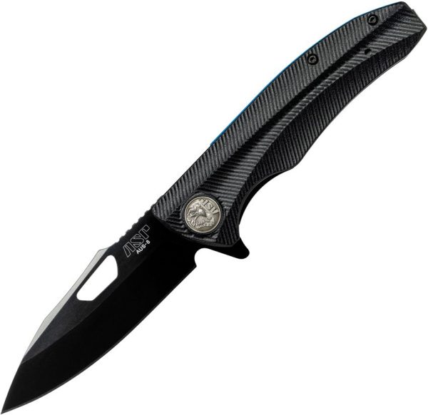 ASP Police Duty Linerlock Assisted Opening Folding Knife AUS-8
