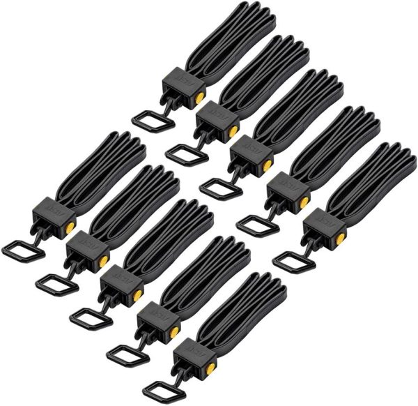 ASP56197.jpg ASP Tri-Fold Restraints 10 Pack Disposable Black