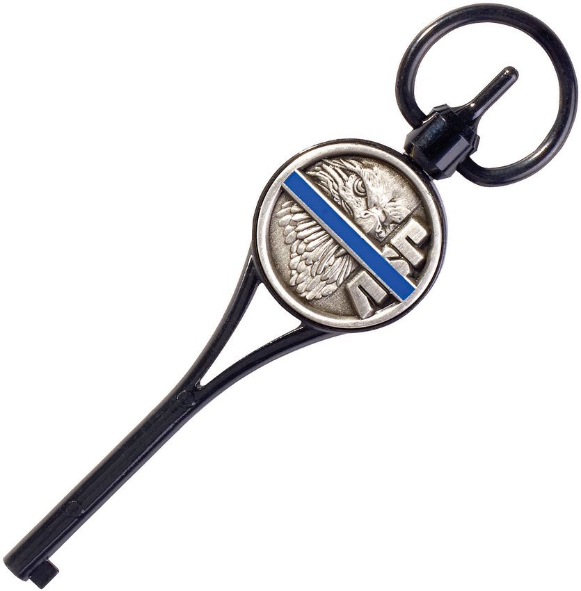 Asp Blue ASP Blue Line G2 Handcuff Key Chrome Black | Atlas Knife Co
